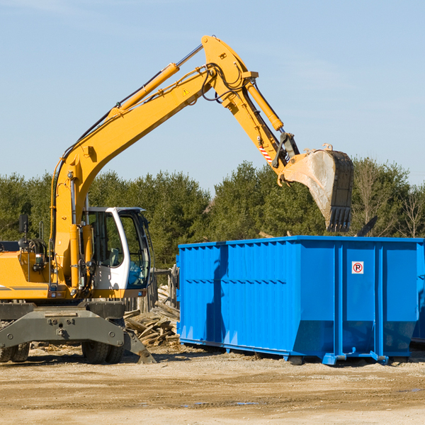 how many times can i have a residential dumpster rental emptied in Speedwell